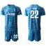 Juventus #22 Perin Light Blue Soccer Club Jersey