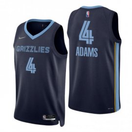 Nike Memphis Grizzlies #4 Steven Adams Navy Mens 2021-22 NBA 75th Anniversary Diamond Swingman Jersey – Icon Edition Mens