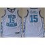 North Carolina 15 Vince Carter White College Basketball Jersey Cheap
