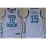 North Carolina 15 Vince Carter White College Basketball Jersey Cheap