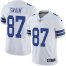 Nike Dallas Cowboys #87 Geoff Swaim White Mens Stitched NFL Vapor Untouchable Limited Jersey