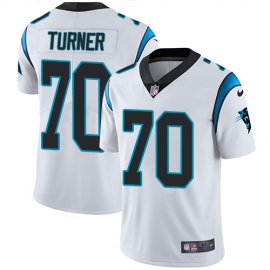 Nike Carolina Panthers #70 Trai Turner White Mens Stitched NFL Vapor Untouchable Limited Jersey