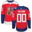 Mens Adidas Team Czech Republic Personalized Authentic Red Road 2016 World Cup NHL Jersey