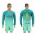 Barcelona #8 A.Iniesta Sec Away Long Sleeves Soccer Club Jersey