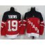 Olympic CA. #19 Jonathan Toews Red 100th Anniversary Stitched NHL Jersey