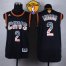Cavaliers #2 Kyrie Irving Black USA Flag Fashion The Finals Patch Stitched NBA Jersey