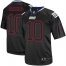 Nike New York Giants #10 Eli Manning Lights Out Black Mens Stitched NFL Elite Jersey