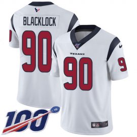 Nike Houston Texans #90 Ross Blacklock White Youth Stitched NFL 100th Season Vapor Untouchable Limited Jersey