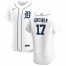 Detroit Tigers #17 GTampa Bay Rayson Greiner Mens Nike White Home 2020 Authentic Player MLB Jersey