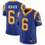 Nike Los Angeles Rams #6 Johnny Hekker Royal Blue Alternate Mens Stitched NFL Vapor Untouchable Limited Jersey