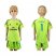 Real Madrid #1 I.Casillas Shiny Green Goalkeeper Kid Soccer Club Jersey