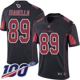 Nike Arizona Cardinals #89 Andy Isabella Black Mens Stitched NFL Limited Rush 100th Season Jersey