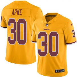 Nike Washington Football Team #30 Troy Apke Gold Mens Stitched NFL Limited Rush Jersey