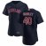 Cleveland Indians #40 Bobby Bradley Mens Nike Navy Alternate 2020 Authentic Player MLB Jersey