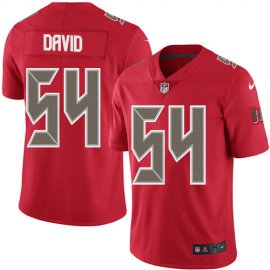Nike Tampa Bay Buccaneers #54 Lavonte David Red Mens Stitched NFL Limited Rush Jersey