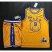 Golden State Warriors #9 Andre Iguodala Gold Throwback The City A Set Stitched NBA Jersey