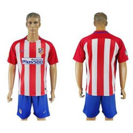 Atletico Madrid Blank Home Soccer Club Jersey