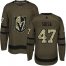Adidas Vegas Golden Knights #47 Luca Sbisa Green Salute to Service Stitched Youth NHL Jersey