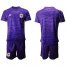 Argentina Blank Purple Goalkeeper Soccer Country Jersey