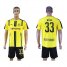 Dortmund #33 Weigl Home Soccer Club Jersey