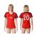Womens Portugal #20 Deco Home Soccer Country Jersey