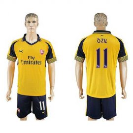 Arsenal #11 Ozil Away Soccer Club Jersey