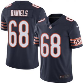 Nike Chicago Bears #68 James Daniels Navy Blue Team Color Mens Stitched NFL Vapor Untouchable Limited Jersey