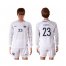 France #23 Costil White Goalkeeper Long Sleeves Soccer Country Jersey