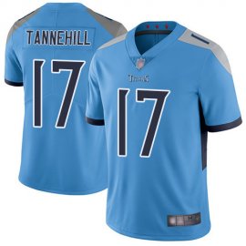 Nike Tennessee Titans #17 Ryan Tannehill Light Blue Alternate Mens Stitched NFL Vapor Untouchable Limited Jersey