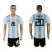 Argentina #20 Paredes Home Soccer Country Jersey