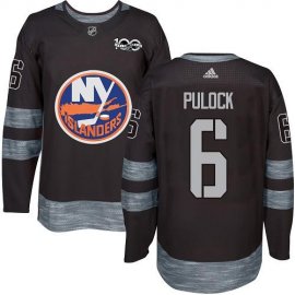 Adidas New York Islanders #6 Ryan Pulock Black 1917-2017 100th Anniversary Stitched NHL Jersey