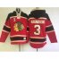 Chicago Blackhawks #3 Keith Magnuson Red Sawyer Hooded Sweatshirt Stitched NHL Jersey