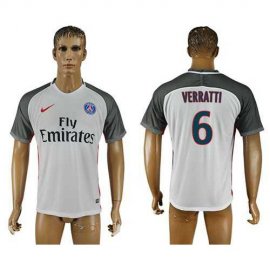 Paris Saint-Germain #6 Verratti Away Soccer Club Jersey