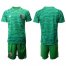 Mexico Blank Green Goalkeeper Soccer Country Jersey