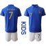 France #7 Griezmann 100th Anniversary Edition Kid Soccer Country Jersey