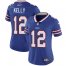 Nike Buffalo Bills #12 Jim Kelly Royal Blue Team Color Womens Stitched NFL Vapor Untouchable Limited Jersey