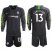Chelsea #13 Caballero Black Goalkeeper Long Sleeves Soccer Club Jersey