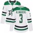 Adidas Dallas Stars #3 John Klingberg White Road Authentic Womens Stitched NHL Jersey