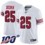 Nike San Francisco 49ers #25 Richard Sherman White Rush Mens Stitched NFL Limited 100th Season Jersey