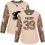 Adidas Calgary Flames #39 Cam Talbot Camo Authentic 2017 Veterans Day Womens Stitched NHL Jersey
