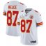 Nike Kansas City Chiefs #87 Travis Kelce White Mens Super Bowl LV Bound Stitched NFL Vapor Untouchable Limited Jersey
