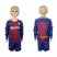 Barcelona Blank Home Long Sleeves Kid Soccer Club Jersey