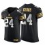 Cleveland Browns #24 Nick Chubb Mens Nike Black Edition Vapor Untouchable Elite NFL Jersey