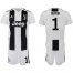 Juventus #1 Buffon Home Kid Soccer Club Jersey