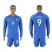 France #9 Giroud Home Long Sleeves Soccer Country Jersey
