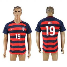 USA #19 Zusi Away Soccer Country Jersey