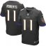Nike Baltimore Ravens #11 Seth Roberts Black Alternate Mens Stitched NFL New Elite Jersey