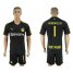 Dortmund #1 Weidenfeller Away Soccer Club Jersey
