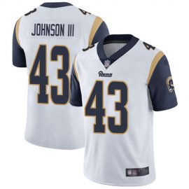 Nike Los Angeles Rams #43 John Johnson III White Mens Stitched NFL Vapor Untouchable Limited Jersey