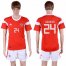 Russia #24 Golovin Home Soccer Country Jersey